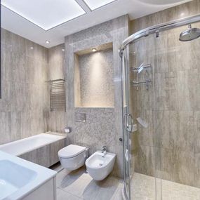 Baño con ducha reformado